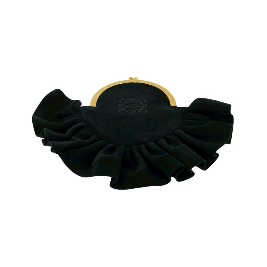 LOEWE（ロエベ） 極 美品 希少品 箱 袋付き アナグラム 刺繍 ロゴ 金具