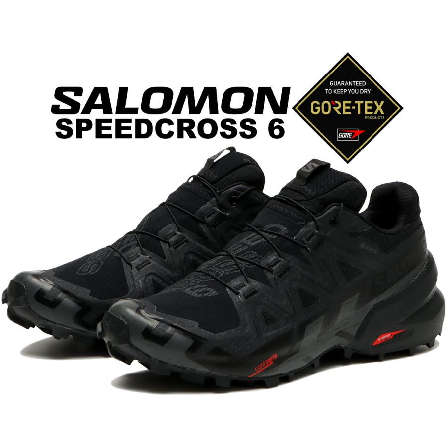 SALOMON（サロモン） スピードクロス 6 ゴアテックス ブラック