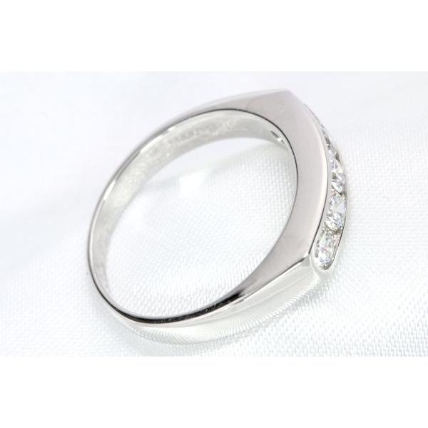 S」刻印 VVSレベルの一文字 ダイヤモンド 0.5カラット リング/指輪