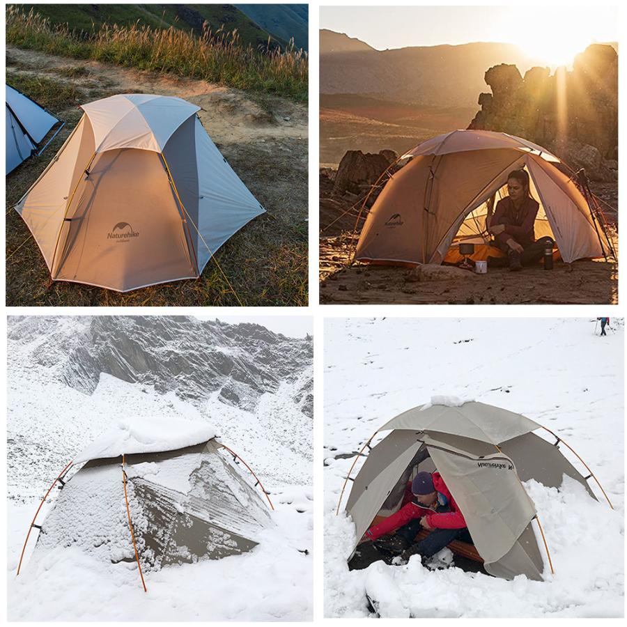 2人用 テント（専用グランドシート付） Nebula2 超軽量 通気窓 換気 半