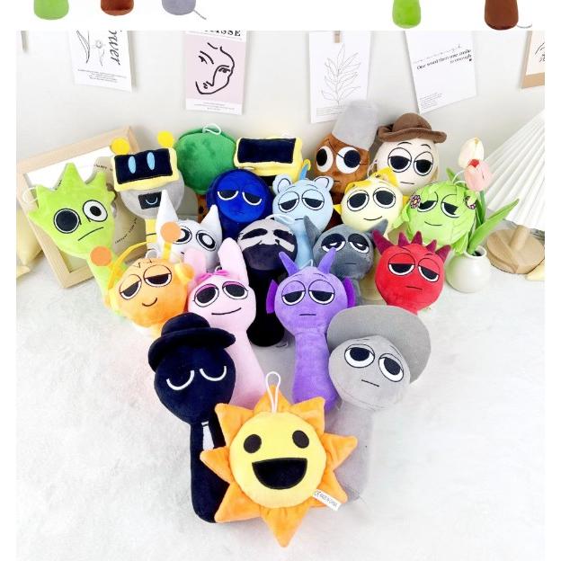 スプランキー ぬいぐるみ マスコット SPRUNKI ゲーム 音楽 歌う