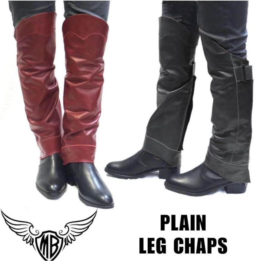 HEAVY MOTOBLUEZ レザー レッグチャップス 2カラー｜ブラック・ワイン