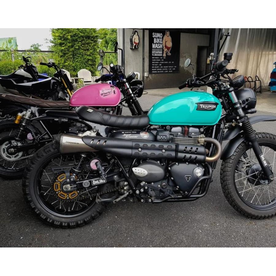 SALE】 JPビンテージ スクランブラー シングルスリムシート マーブル