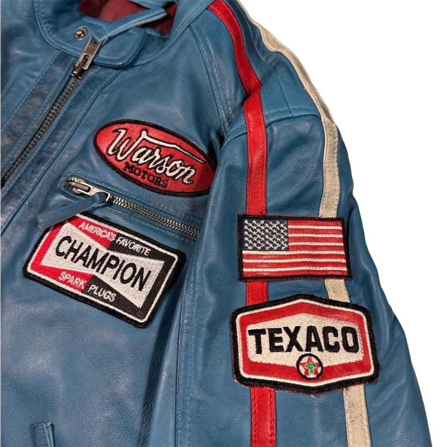 アウター ワーソンモータース デイトナ レザージャケット 車 ウェア