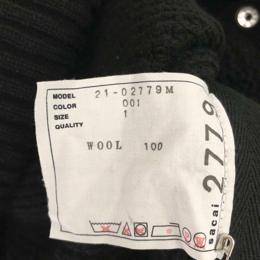 sacai サカイ 21AW KNIT HOLIDAY COLLECTION サイドスリットケーブル
