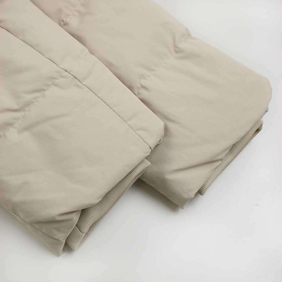 DUNO（デュノ） DEA レイヤードムートンダウンコート ピンク ベージュ