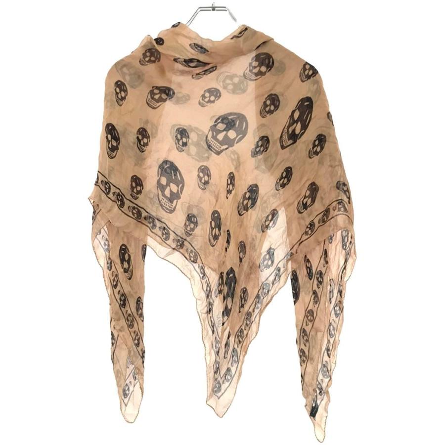 Alexander McQueen（アレキサンダーマックイーン） 大判 シルクスカル