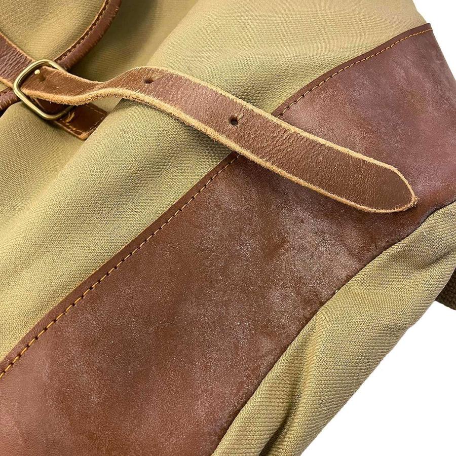 BRADY（ブレディ） キャンバスレザー バックパック リュック ベージュ