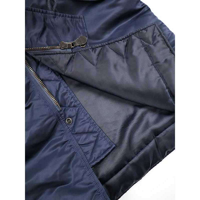 HYKE（ハイク） 18AW N-3B JACKET/BIG FIT ミリタリーコート ネイビー