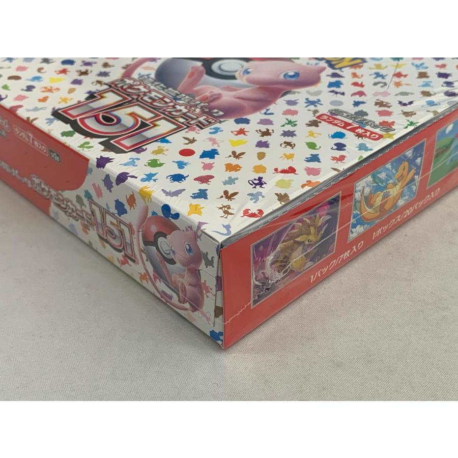 シュリンク未開封】ポケモンカードゲーム 151 BOX 傷有り ポケモン