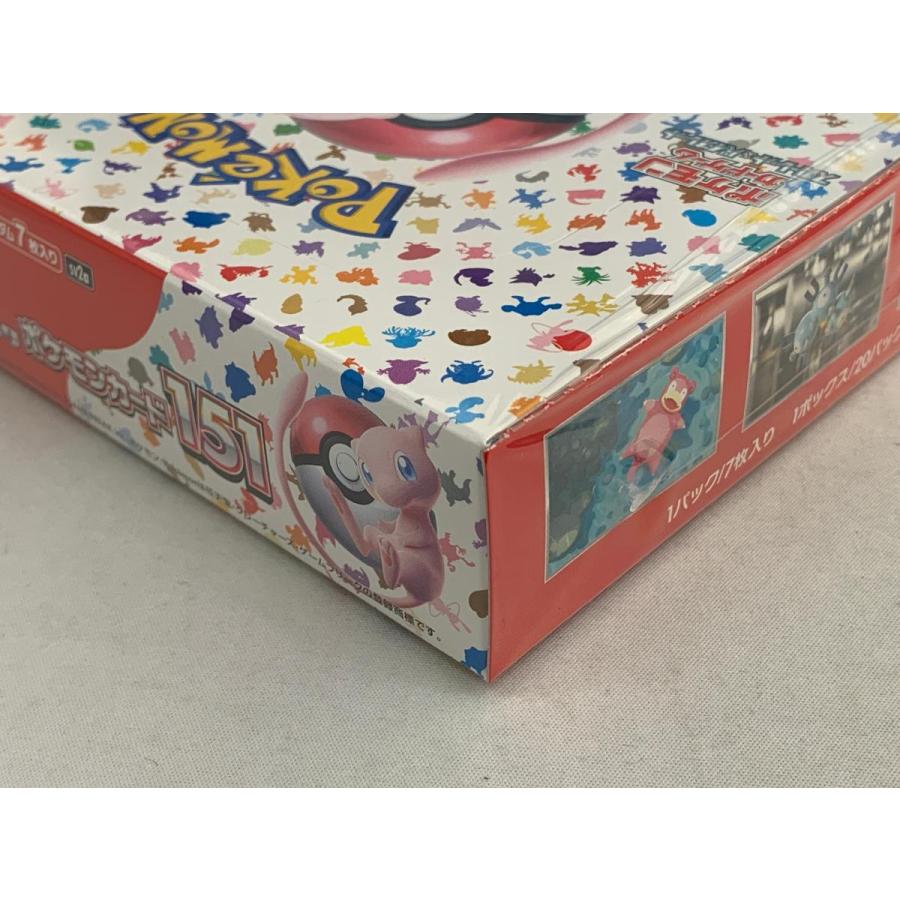 シュリンク未開封】ポケモンカードゲーム 151 BOX 傷有り ポケモン