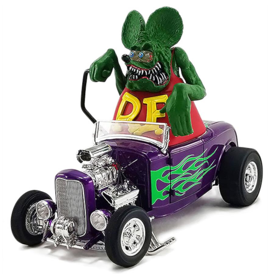 ACME 1:18 RAT FINK 1932 FORD BLOW HOT ROD ROADSTER with FIGURE