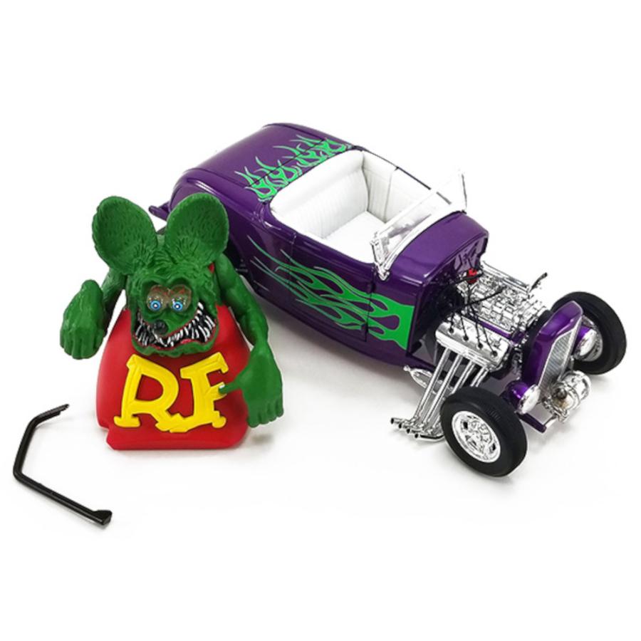 ACME 1:18 RAT FINK 1932 FORD BLOW HOT ROD ROADSTER with FIGURE