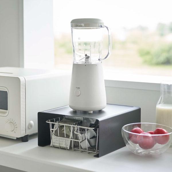 tower キッチンラック スリム 家電 電気ケトル 乗せる コの字ラック