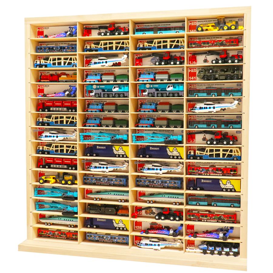 コレクションケース ロングミニカーケース（最大120台収納/扉なし