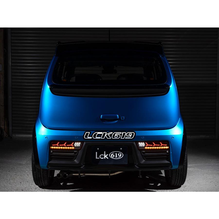 Lck619 ラブラーク クリスタルテールランプ Idaten レッド＆クリア