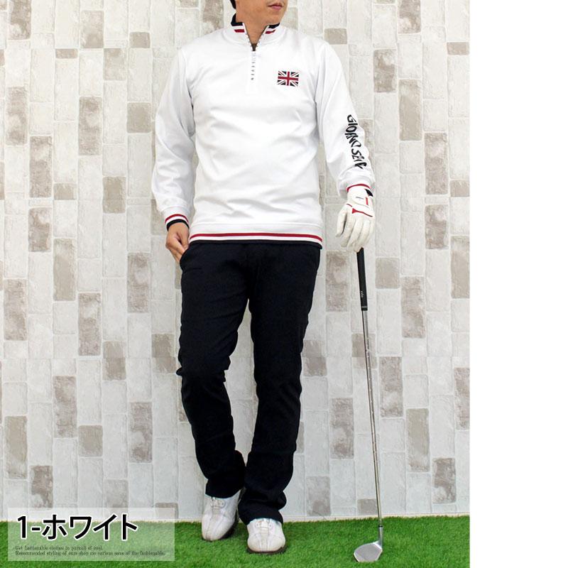 ゴルフ ハーフジップ トレーナー メンズ ゴルフウェア GIORNO SEVEN