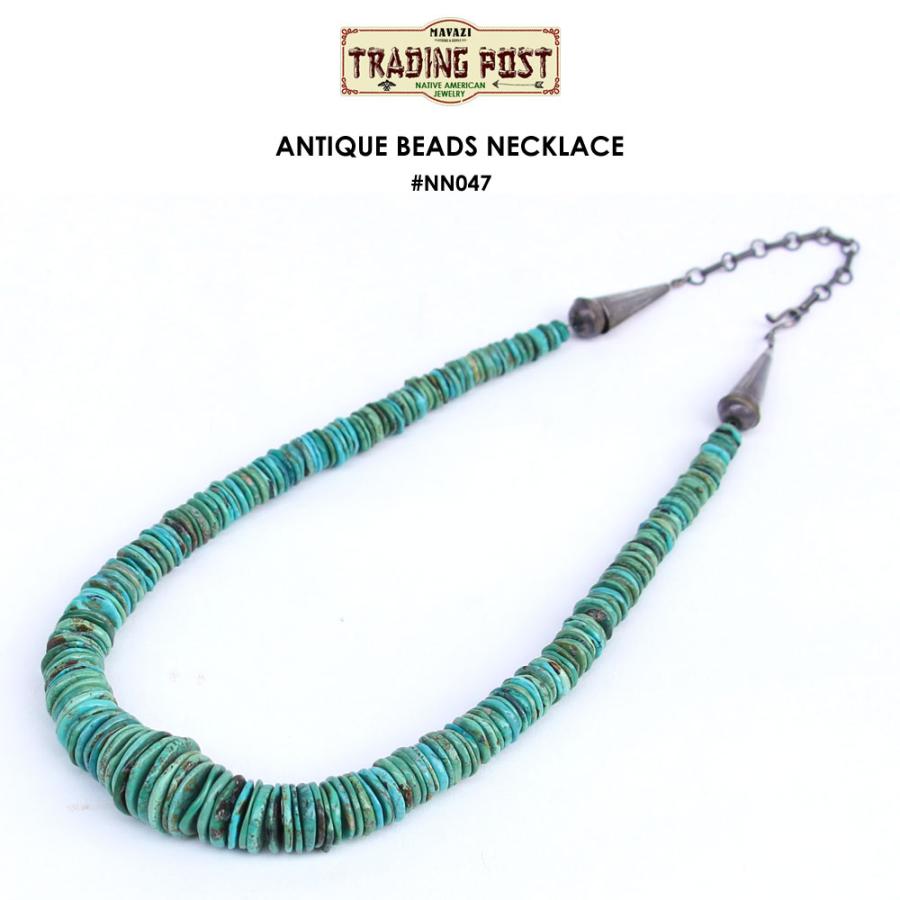 NAVAJO（ナバホ） ナバホ族 アンティークビーズ ネックレス ターコイズ