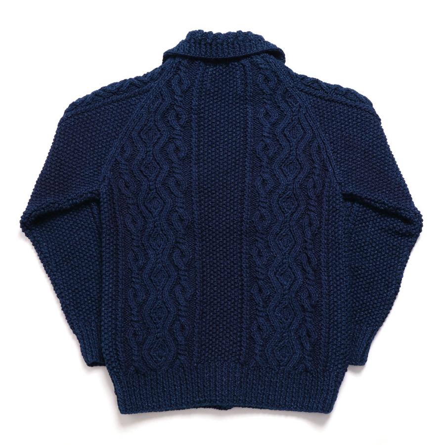 INVERALLAN（インバーアラン） デニムヤーン カーディガン ハンド