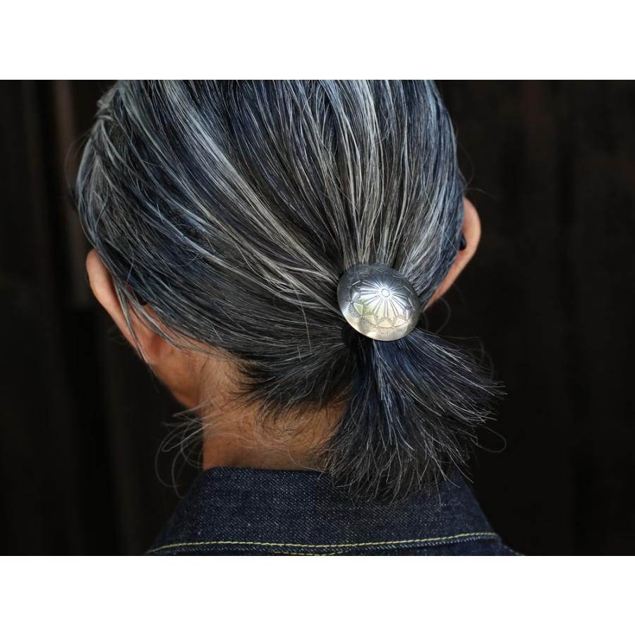 Navajo Silver Concho Hair Tie ヘアゴム ナバホ族 コンチョ