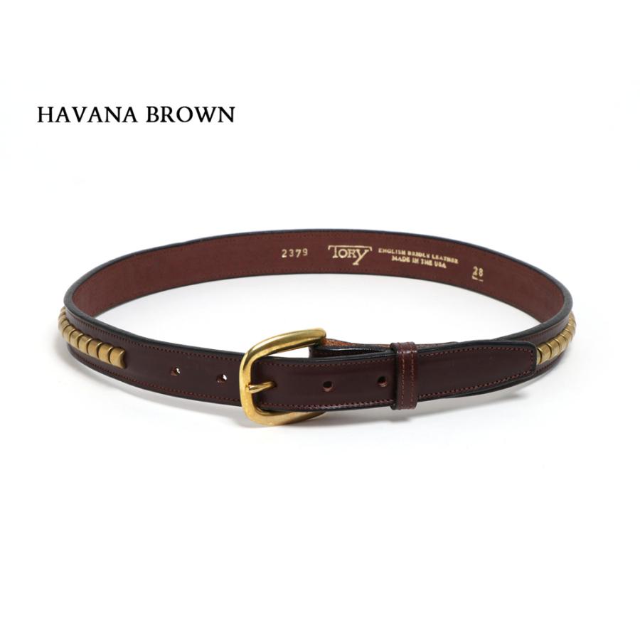 TORY LEATHER トリーレザー 1 Inch Clincher Belt クリンチャーベルト