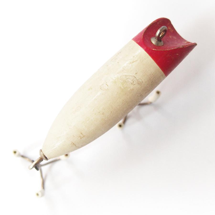 VINTAGE ビンテージルアー UNKNOWN REDHEAD レッド ホワイト オールド