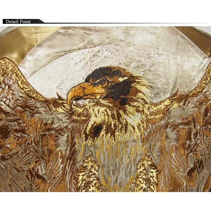 SATORI satori[さとり] 大鷲 刺繍 リバーシブル 和柄スカジャン/GSJR