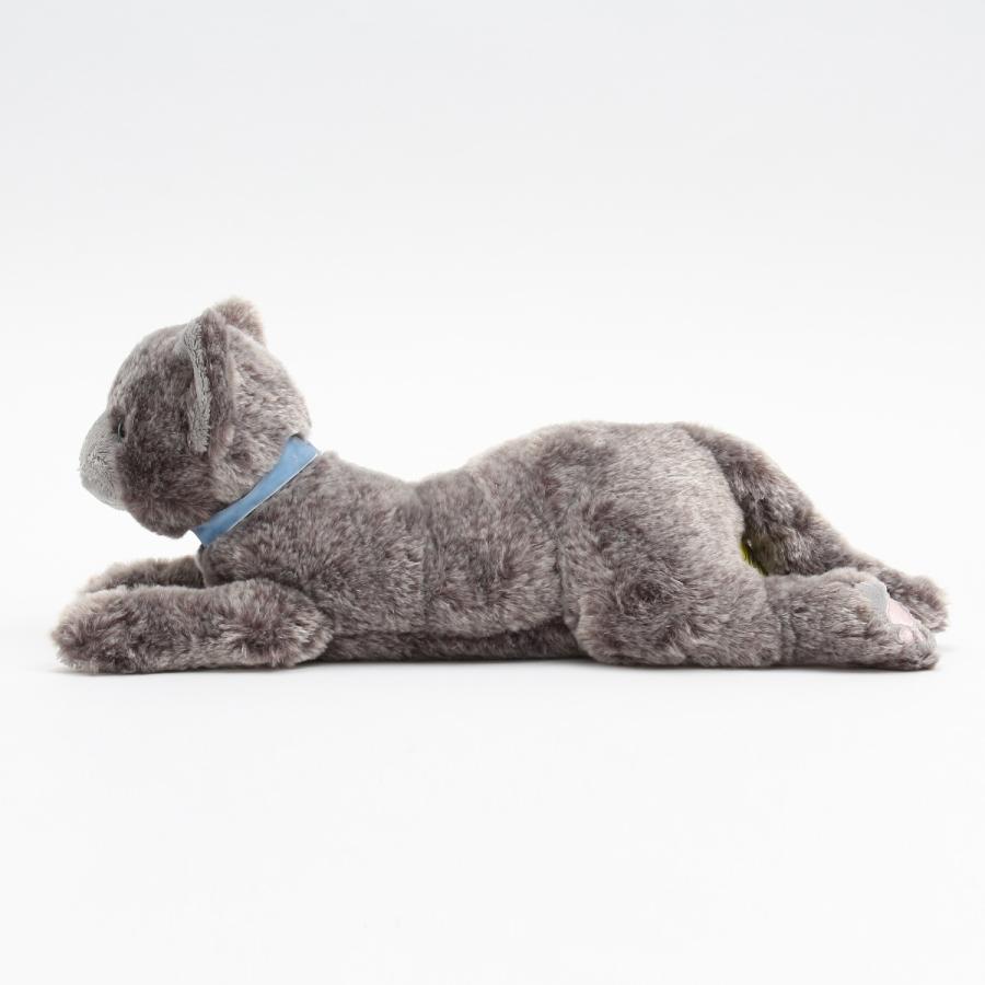 ひざねこ ロシアンブルー S ぬいぐるみ リアル ネコ 癒し系 もふもふ