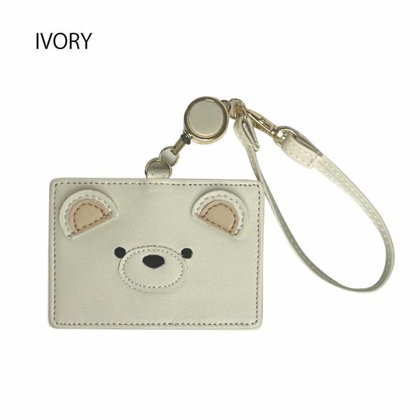 サニーサイド くまくん リールパスケース ICカードケース JW-0550