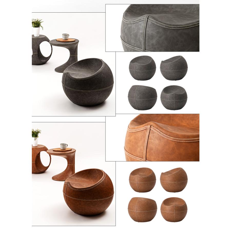 東谷 スツール ソフトレザー 低め 完成品 ヴィンテージ