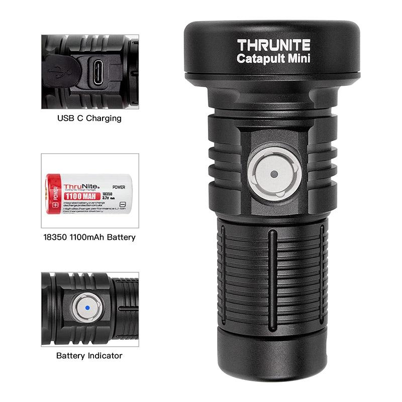 THRUNITE CATAPULT MINI V2スルーナイト 軽量小型 USB-C充電式LED懐中