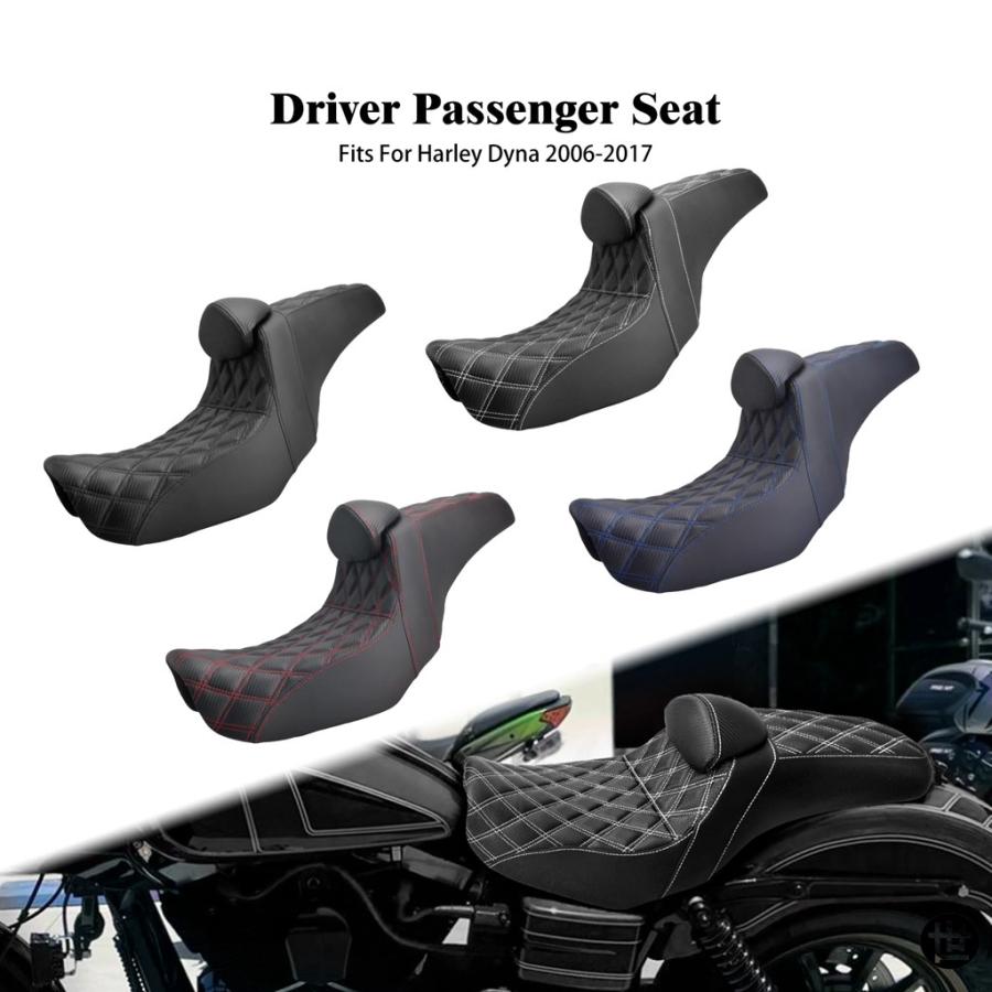 バイク用ツーアップシート 付き 運転席助手席サドルクッション付き