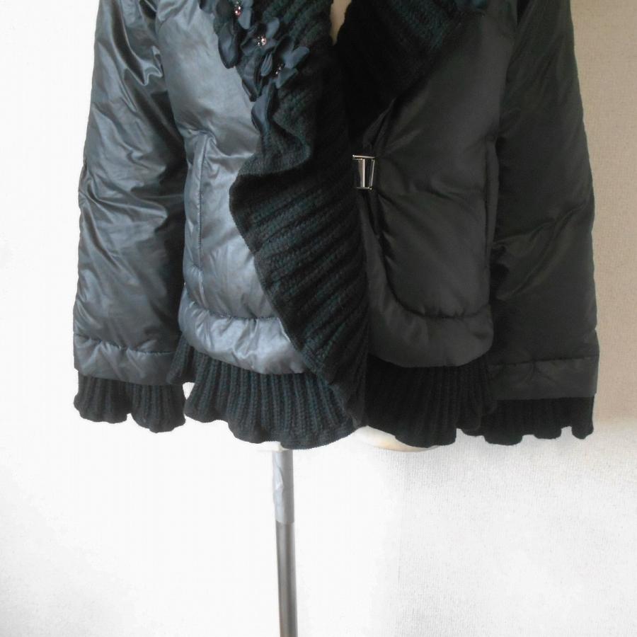 株）さえら ポテチーノ POTECHINO ダウン ジャケット お花モチーフ