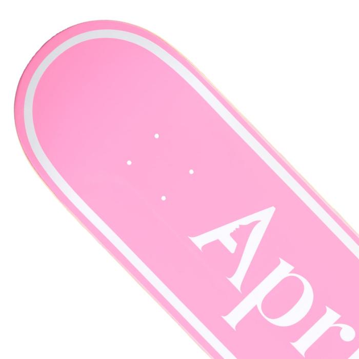 スケボー デッキ 単品 スケートボード April エイプリル OG LOGO WHITE