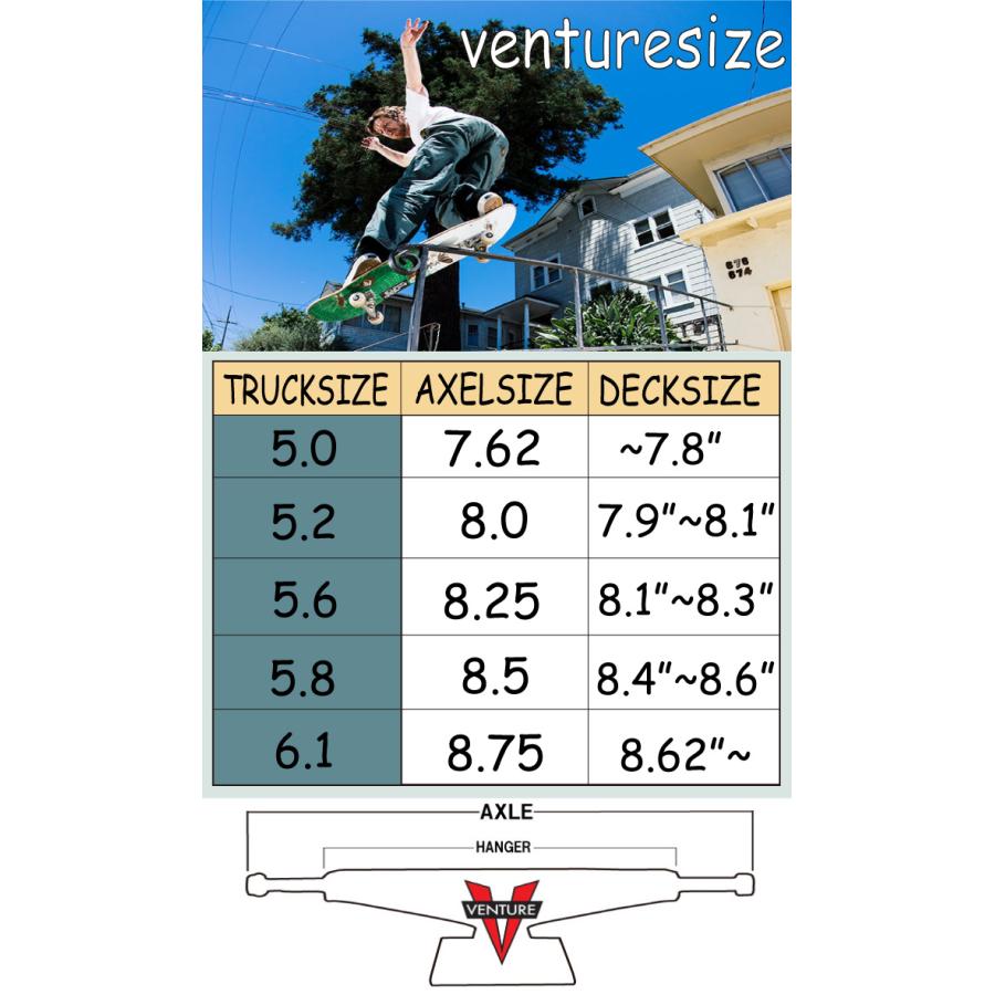 スケートボード スケボー トラック VENTURE TRUCK V-HOLLOW ベンチャー