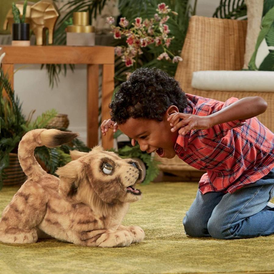 Hasbro ファーリアル ライオンキング シンバ 英語でおしゃべり 電動
