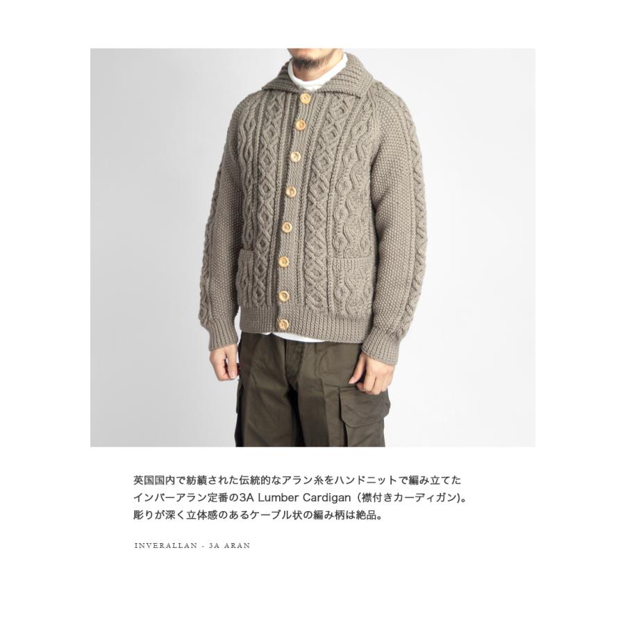 INVERALLAN（インバーアラン） INVERALLAN 3A ARAN ハンドニットウール