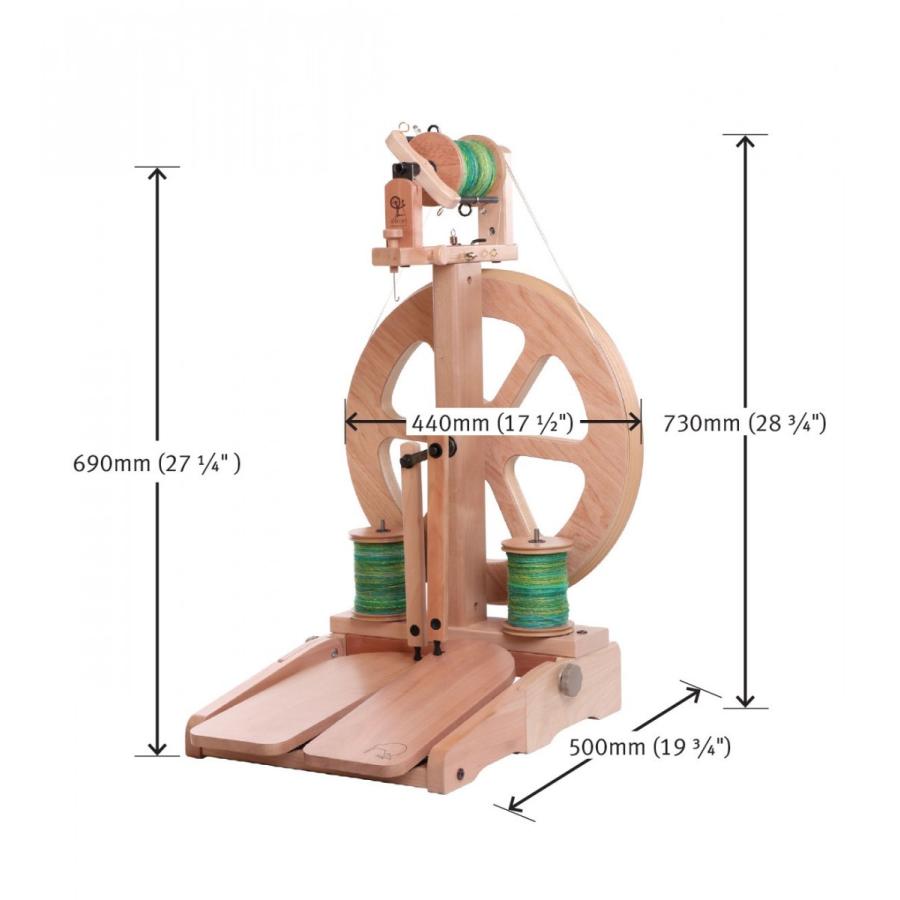 KIWI3 ASHFORD シングルドライブ糸車 白木組立キット キウィ3 kiwiIII