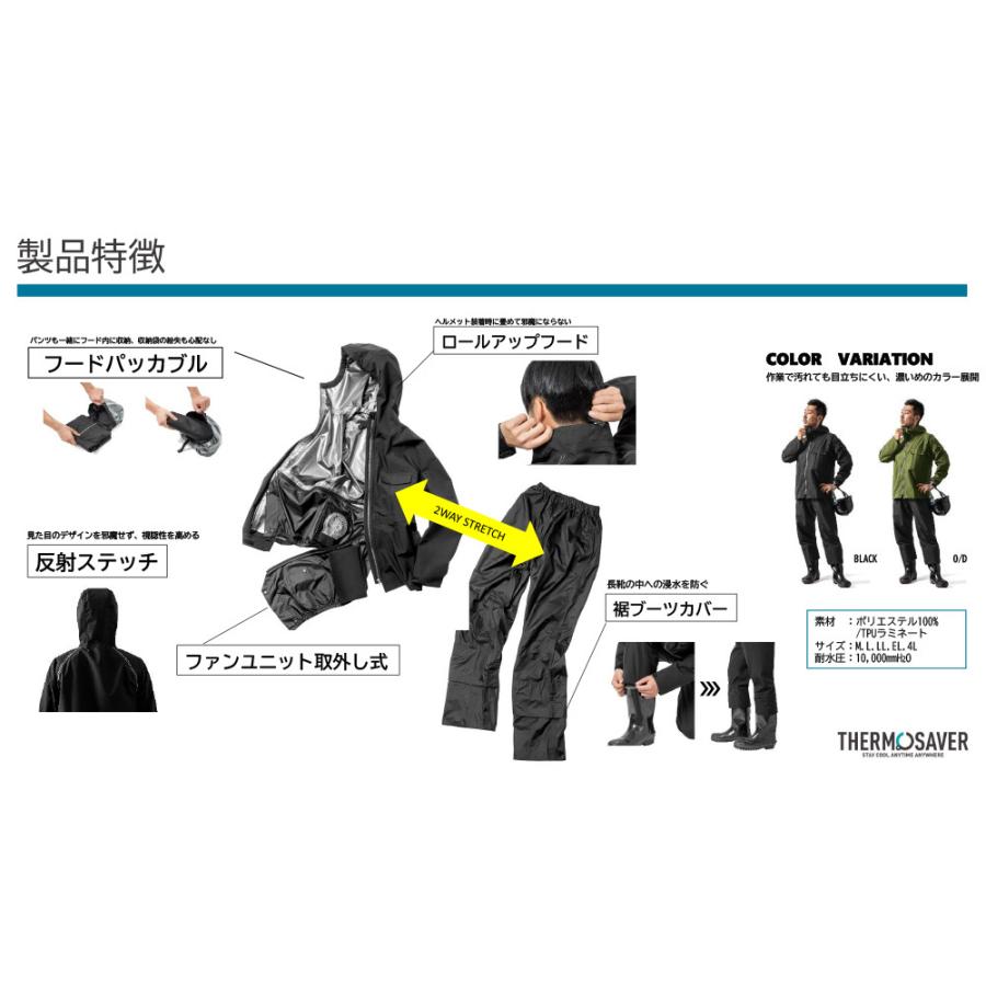 Makku マック AS-933 エアレインフォーシーズンスーツ THERMOSAVER