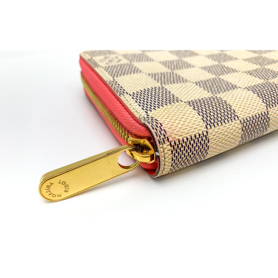 LOUIS VUITTON ルイヴィトン ダミエ・アズール ピンク ローズパパイア