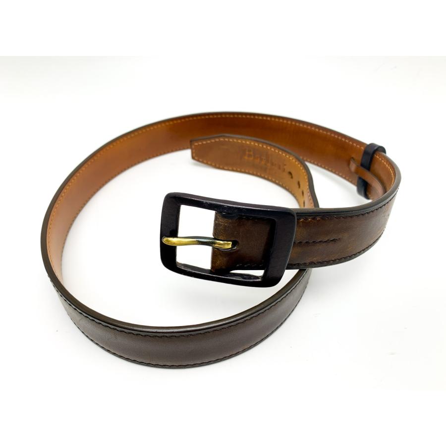 BERLUTI Berluti ベルルッティ ブラウン系 茶 レザー ベルト