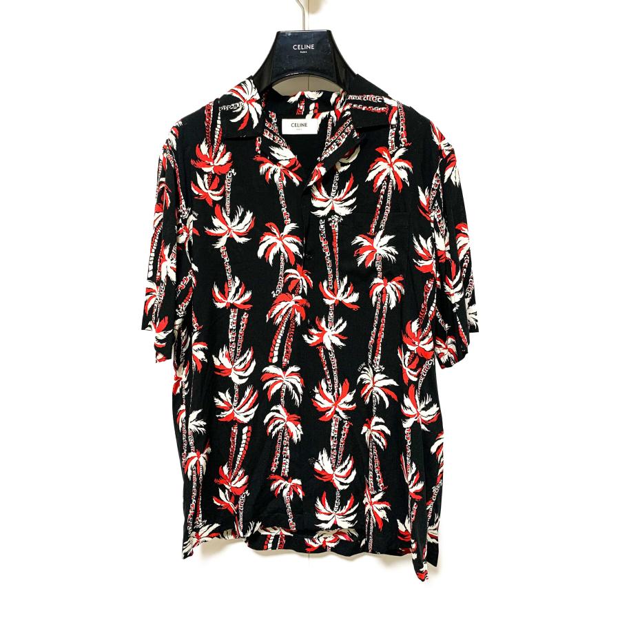CELINE セリーヌ バイエディスリマン 半袖 シャツ メンズ 2C946 727T