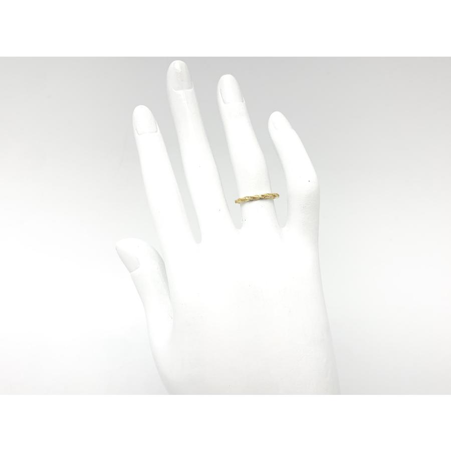 AHKAH（アーカー） K18 18金イエローゴールド ダイヤ 0.05ct