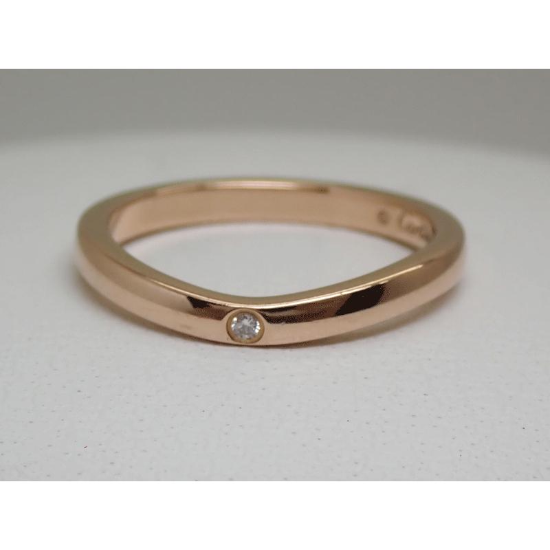 Cartier カルティエ リング 指輪 バレリーナ ウェディング 3P 0.01ct