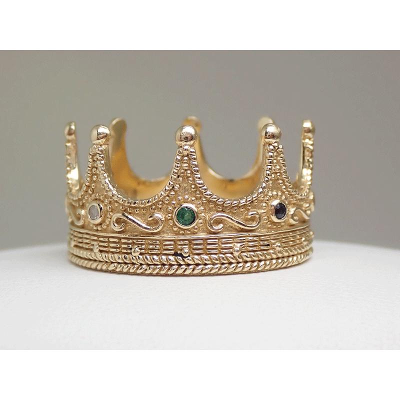 AVALANCHE アヴァランチ 10K クラウン 王冠 1-10013-01 ゴールド