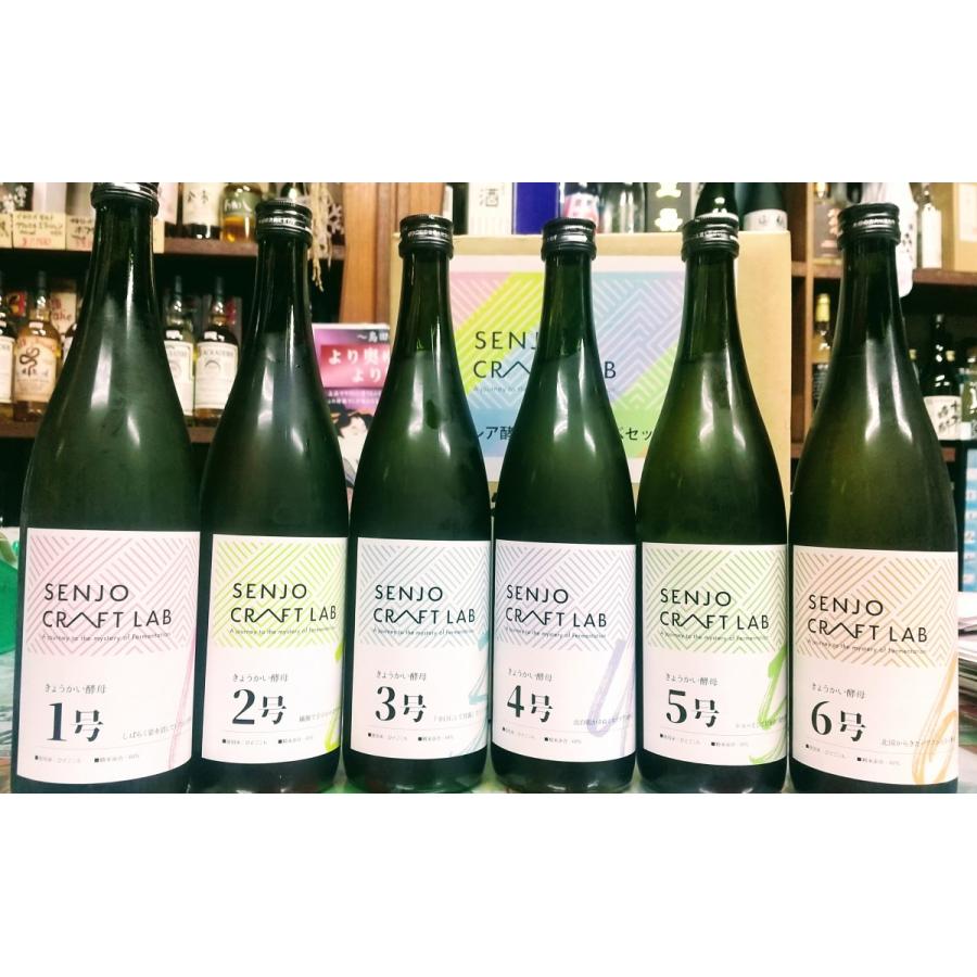 仙醸 SENJOU CRAFT LAB レア酵母6種飲み比べ 製造年月2021.09冷蔵貯蔵