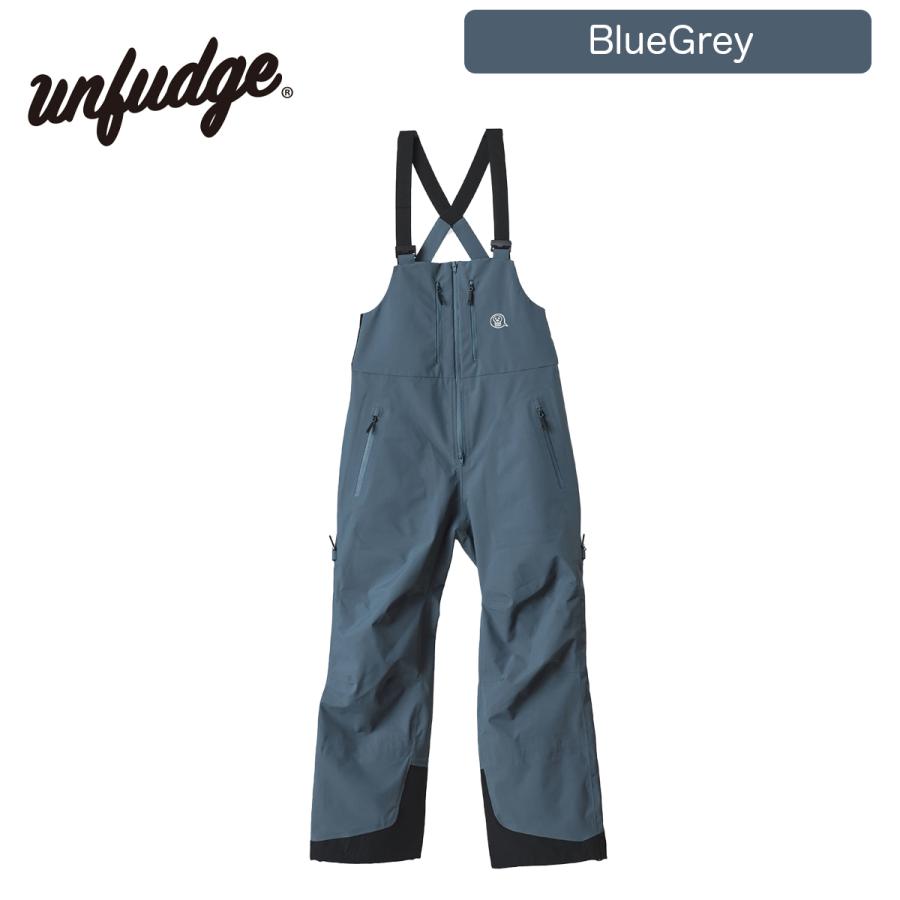 unfudgeスノーボードPEEPビブパンツ NAVY Lサイズ 25-26 unfudge snow