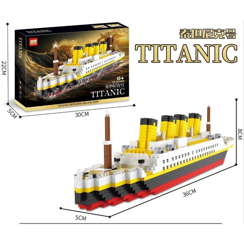 ブロック レゴ 互換 船 タイタニック 豪華クルーズ船 モデル 航海