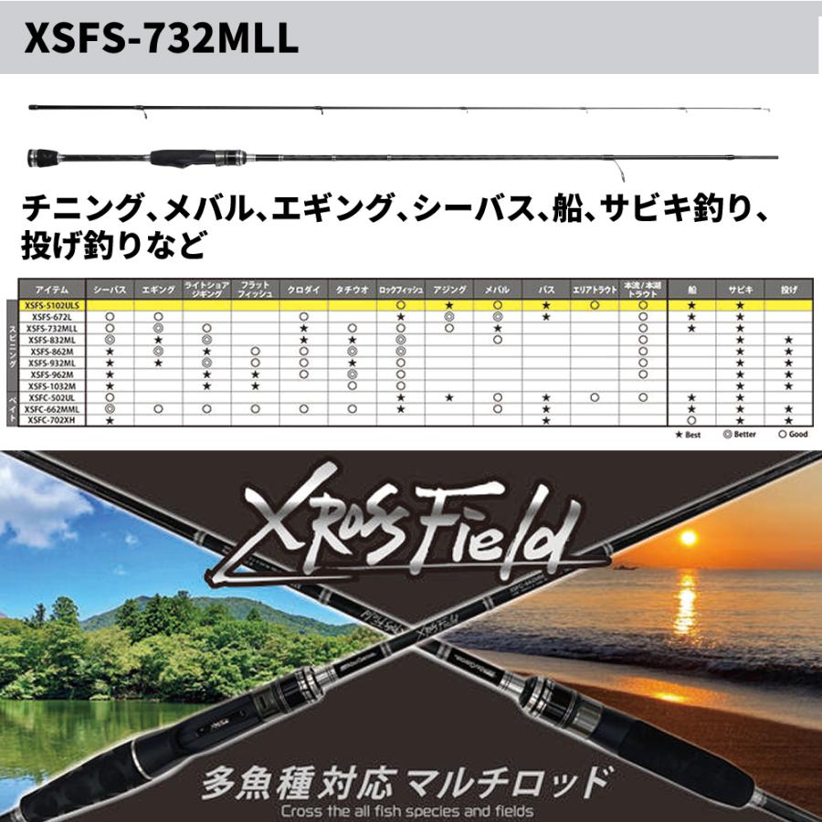Abu Garcia（アブガルシア） クロスフィールド XSFS-732MLL スピニング