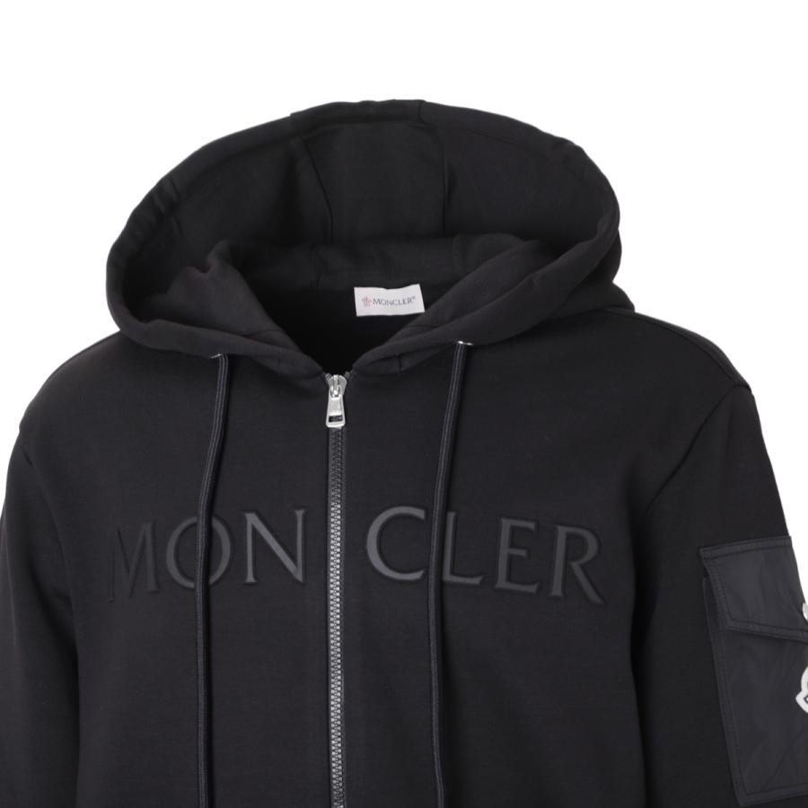 MONCLER（モンクレール） ジップアップパーカ ブラック メンズ 8g00006